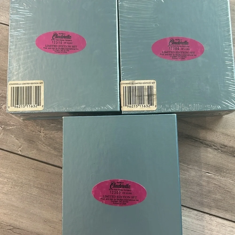 New Cinderella Trading Card Factory Boxed Set 1995 Disney Skybox Limited Edition
